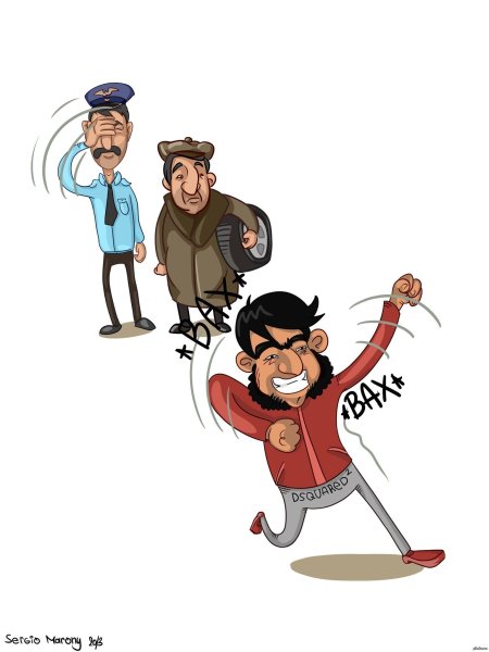 Вахтанг Кикабидзе шарж