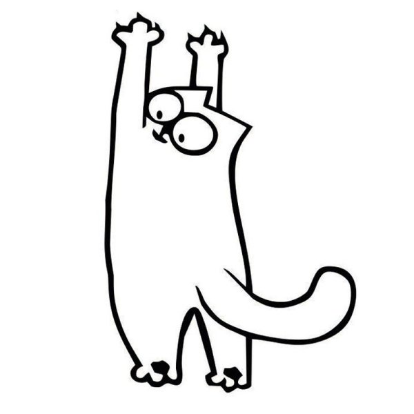 Кот Саймона рисунки