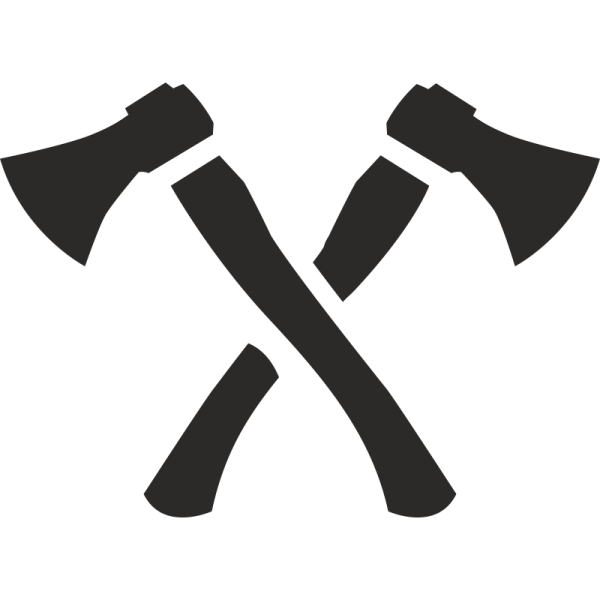 Топор значок