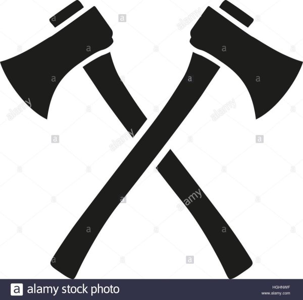 2 Скрещенных топора