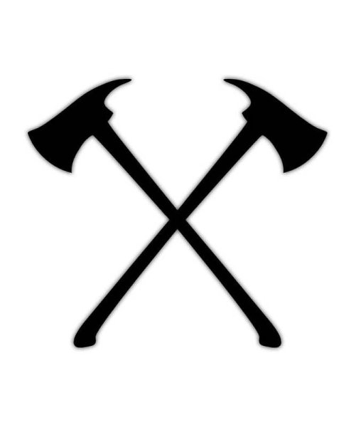 Скрещенные топоры эмблема