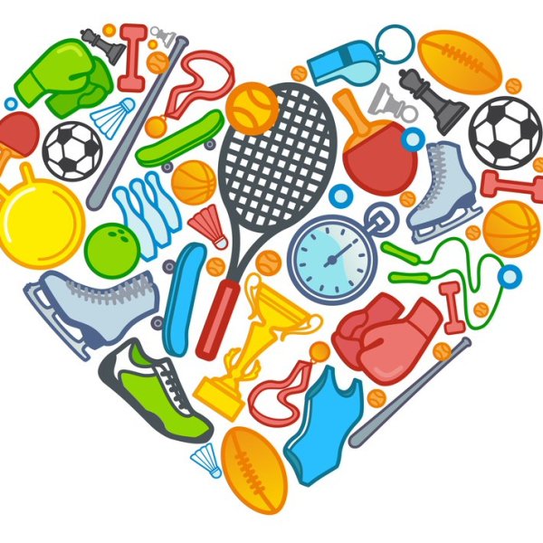 Атрибутика здорового образа жизни