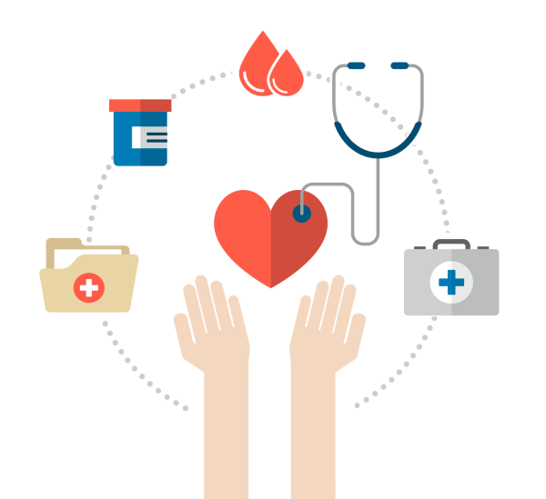 Медицинское страхование пиктограмма