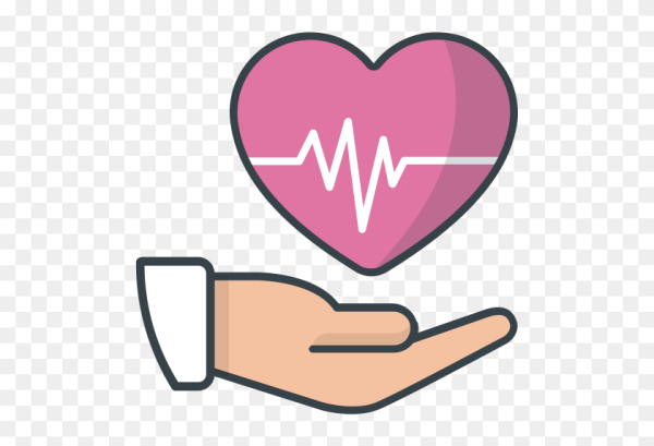 Значок сердца медицина