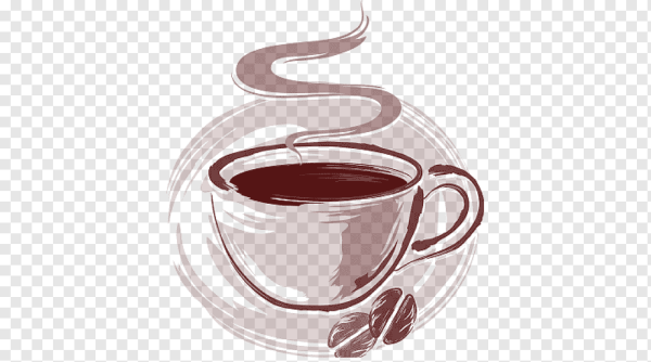 Стикер чашечка кофе