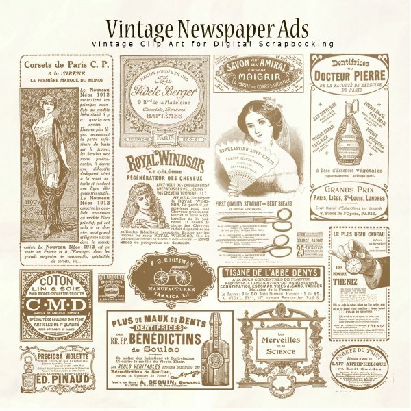 Кусочки газеты