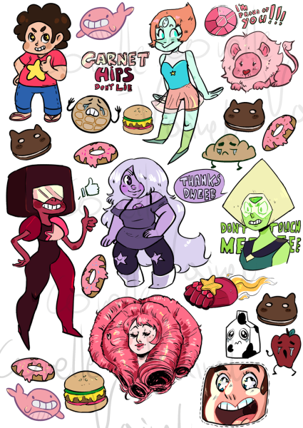 Вселенная Стивена наклейки