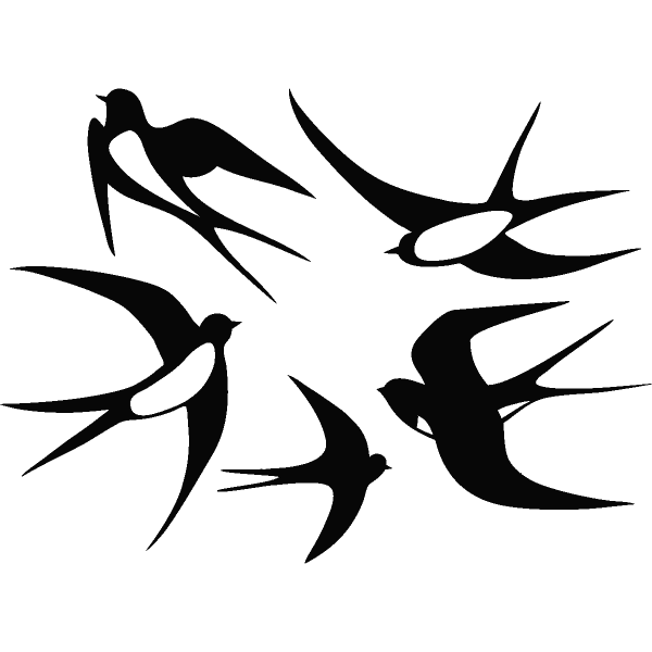 Ласточка рисунок