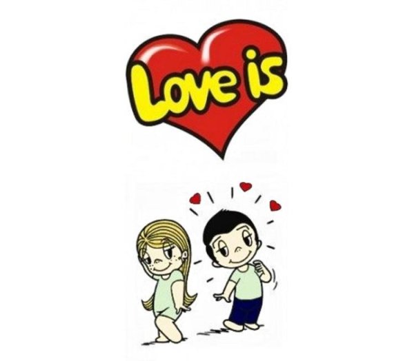 Love is надпись