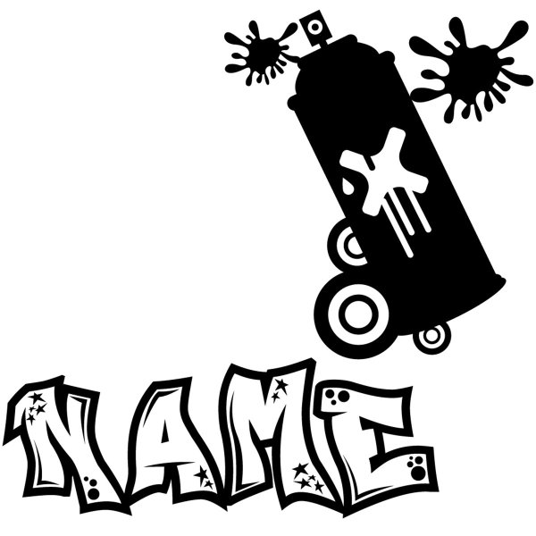 Наклейки для рисования граффити