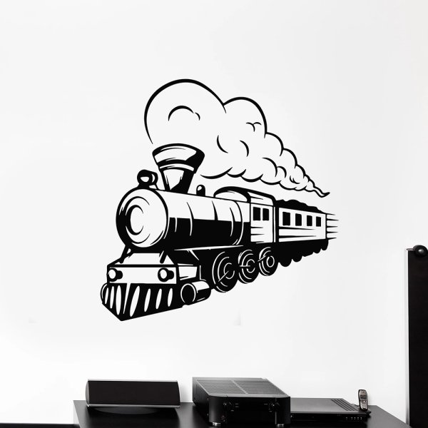 Поезда (с наклейками)