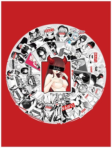 Вайфу наклейки