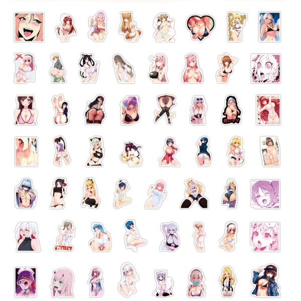 Waifu наклейки