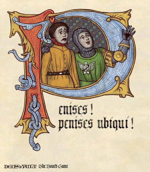 Страдающее средневековье наклейки аргумент