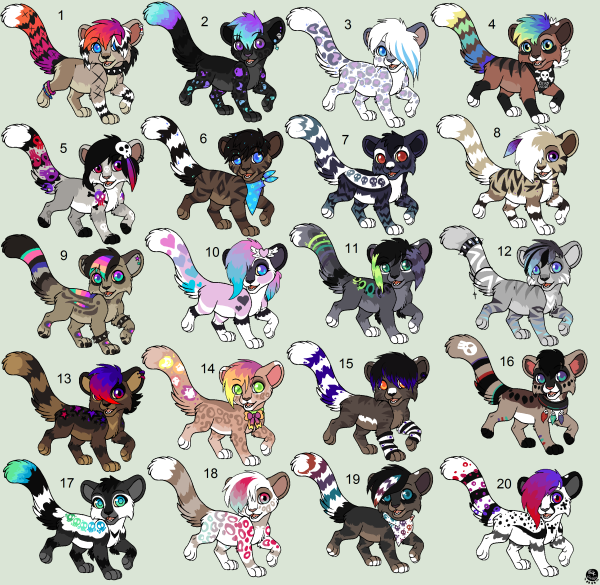 Красивые наклейки с животными