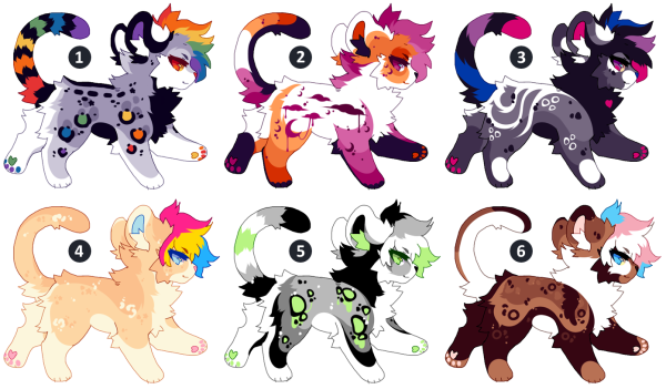 Адопты персонажей Палитры