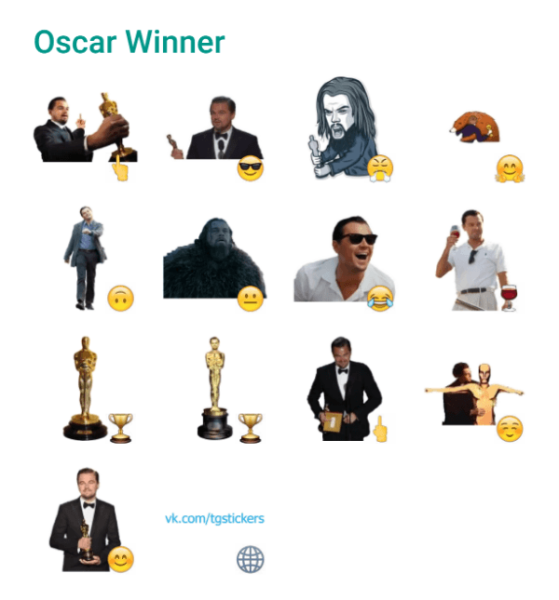 Леонардо ди Каприо наклейки