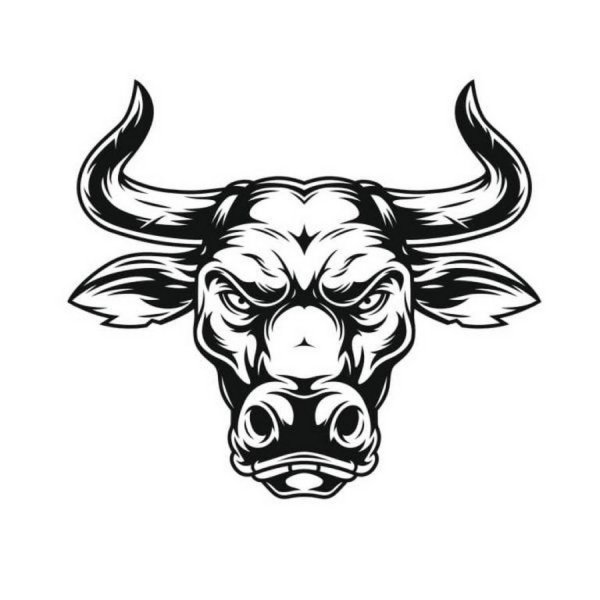 Голова быка брутальная