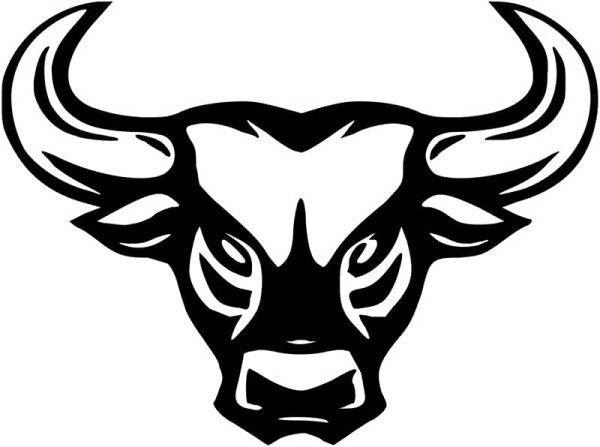 Стилизованная голова быка