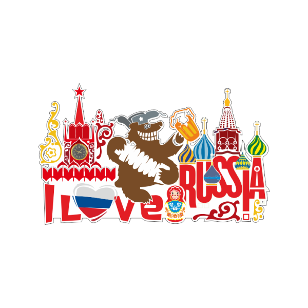 Россия надпись