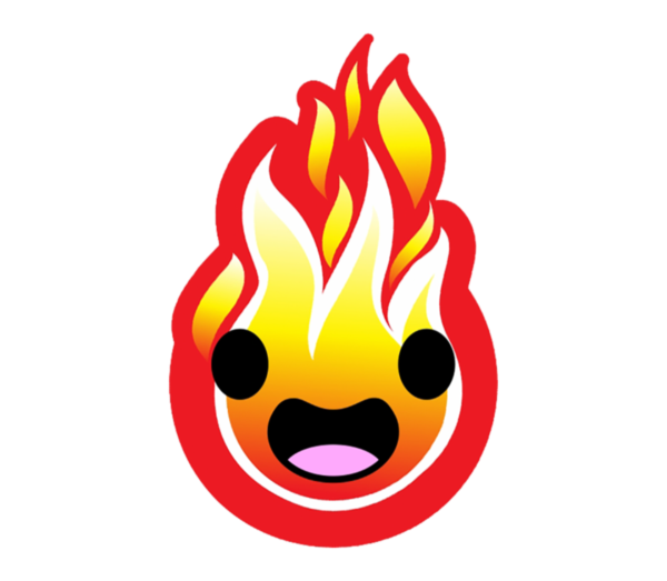 Смайл огонь