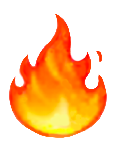 Emoji огонь