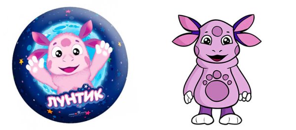 Карандаши Лунтик цветные