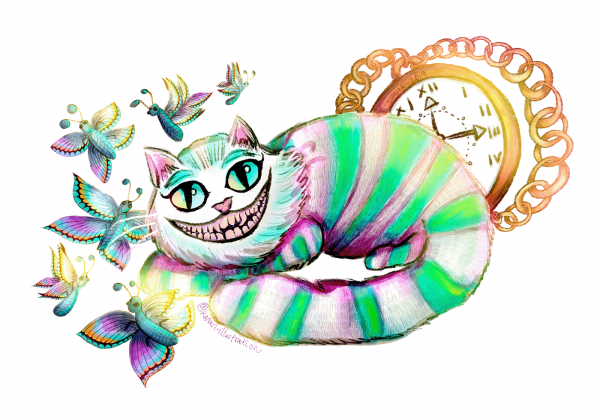 Чеширский кот арт