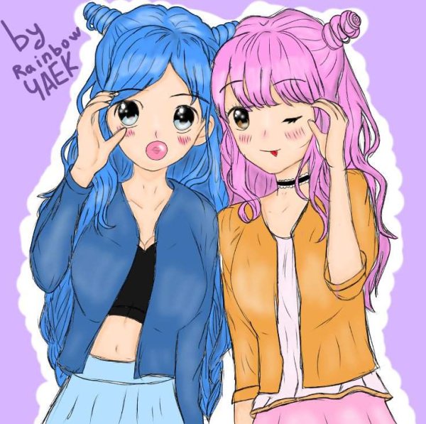 Мэйби Бэйби арт аниме