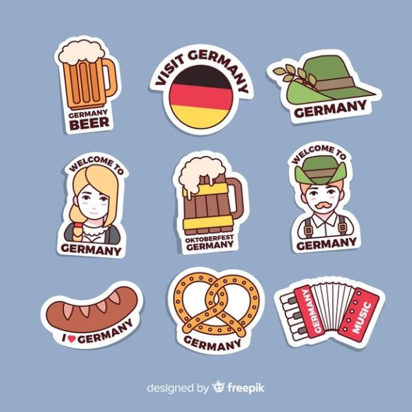 Наклейки Германия