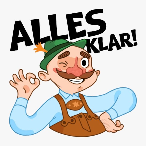 Немецкие Стикеры