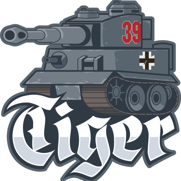 Эмблема немецкого танка