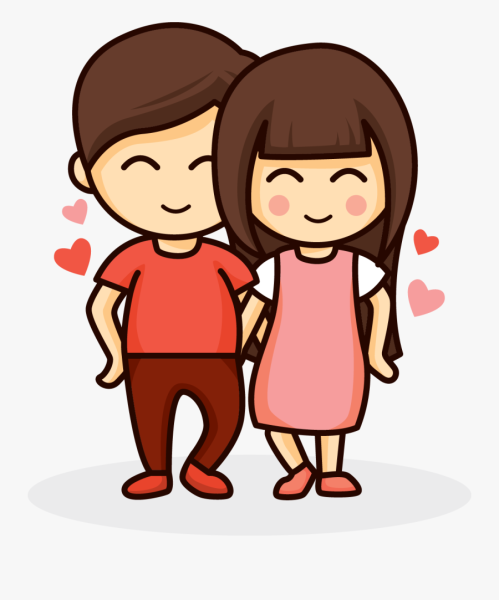 Мультяшные влюбленные