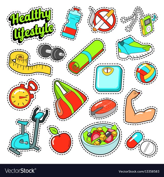 Стикер "ЗОЖ"