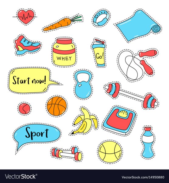 Иконки Стикеры спорт