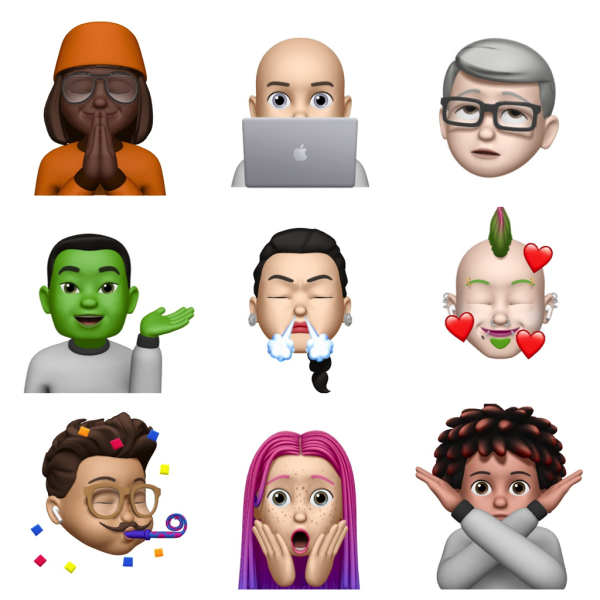 Стикеры Memoji