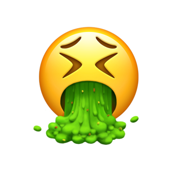 Смайлик блевотина