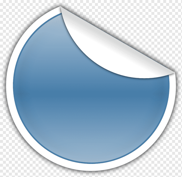 Круглый стикер на прозрачном фоне