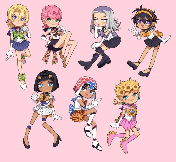 Наклейки аниме Джоджо