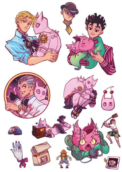 Стикеры Джоджо