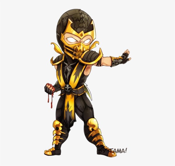 Mortal Kombat Скорпион Чиби