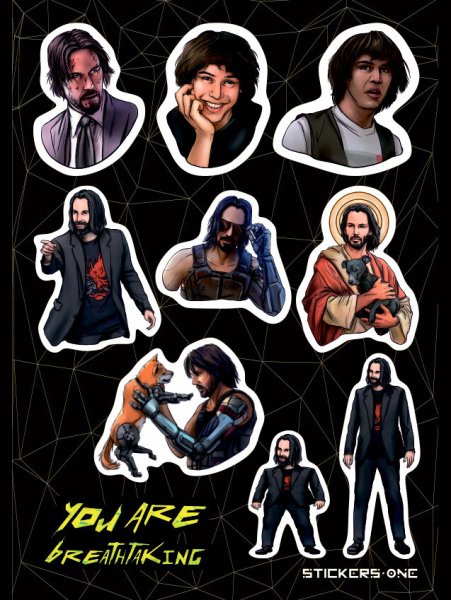 Keanu Reeves Sticker