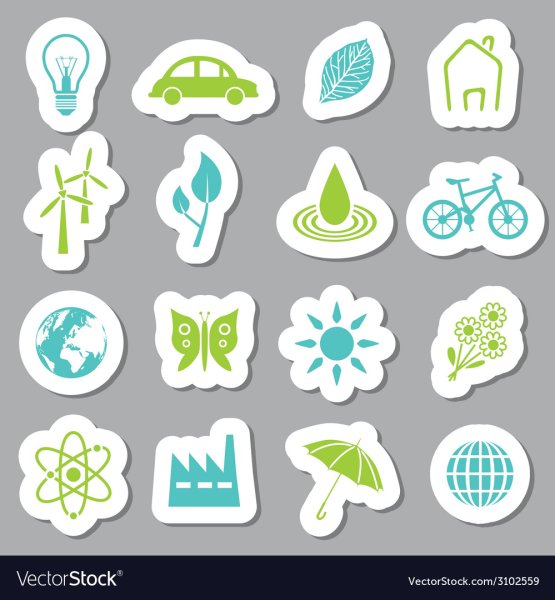 Стикеры по экологии