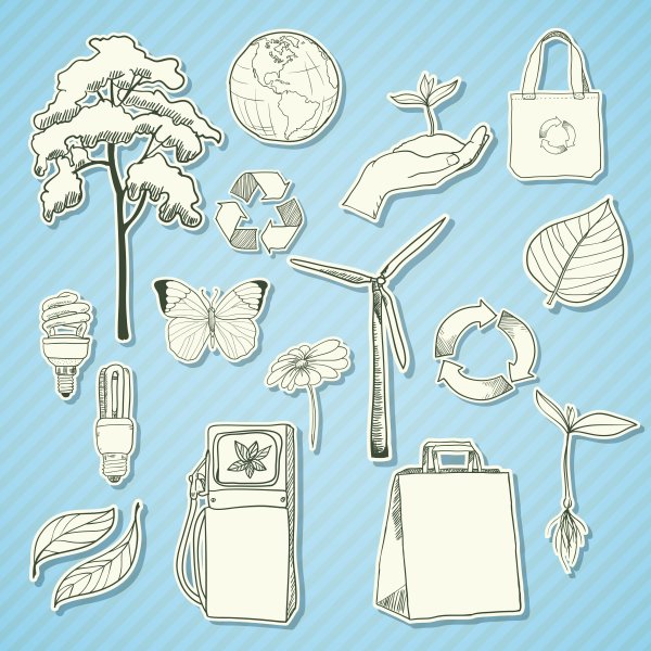 Загрязнение планеты без фона