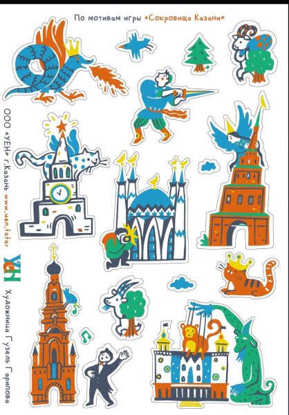 Наклейки «Казань»