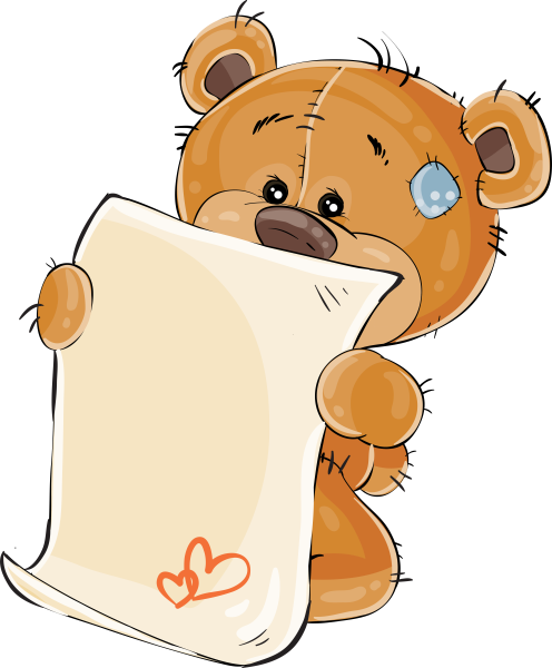 Наклейка - Медвежонок