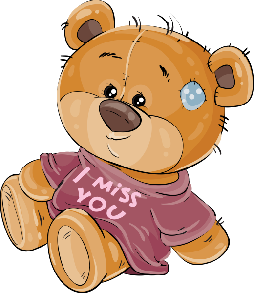 Мишка мультяшный милый