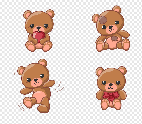 Векторный Медвежонок