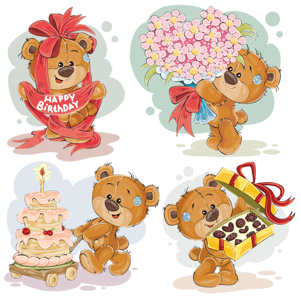 Медведь картинки для печати на торт