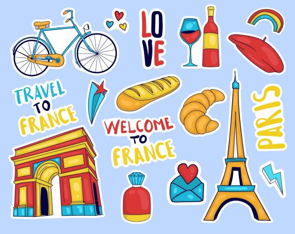 Франция Стикеры